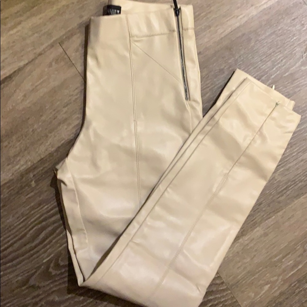 Zara Faux Leather Legging
